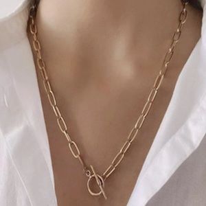 Gold Chain Link Necklace